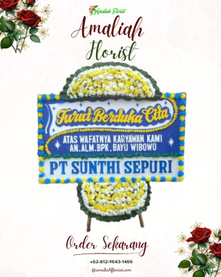 Papan Bunga Duka di Ujung Tanah